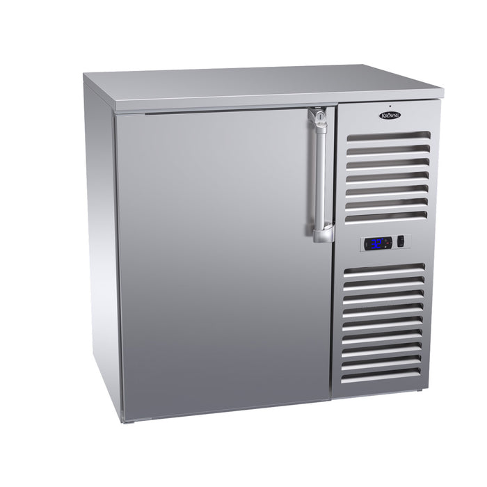 Krowne Metal, BS36R-SSS-R, Refrigeration- Self-Contained Back Bar Cooler