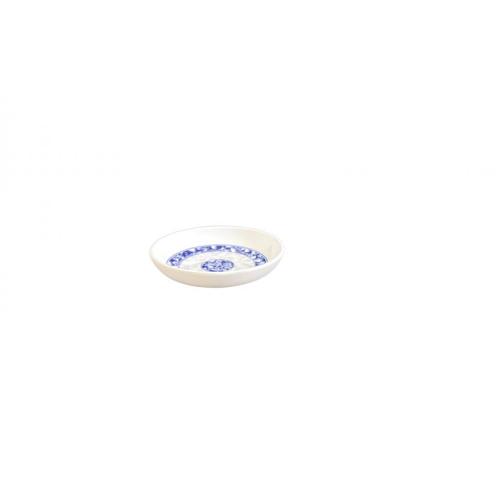 Thunder Group 1003DL, 3 OZ, 3 7/8" SAUCE DISH, BLUE DRAGON, Melamine, NSF, Case Pack of 48