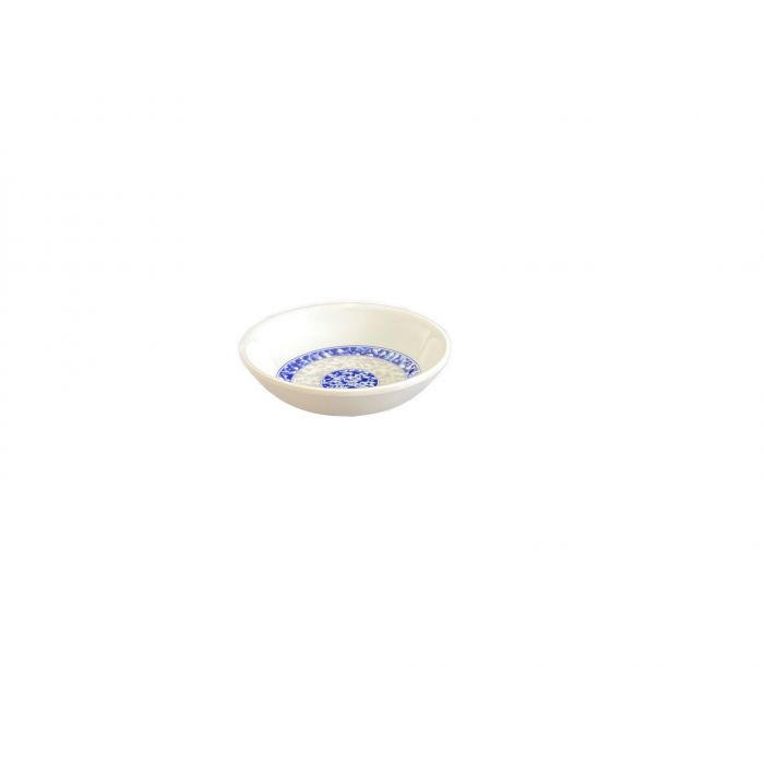 Thunder Group 1101DL, 1 OZ, 2 3/4" SAUCE DISH, BLUE DRAGON, Melamine, NSF, Case Pack of 60