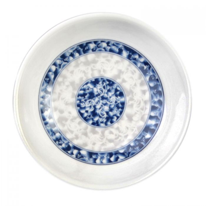 Thunder Group 1101DL, 1 OZ, 2 3/4" SAUCE DISH, BLUE DRAGON, Melamine, NSF, Case Pack of 60