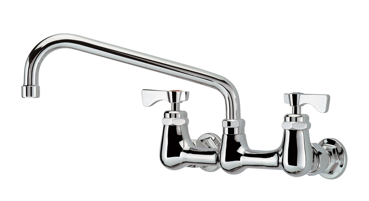 Krowne 14-816L, Royal Series 8" Center Wall Mount Faucet with 16" Spout