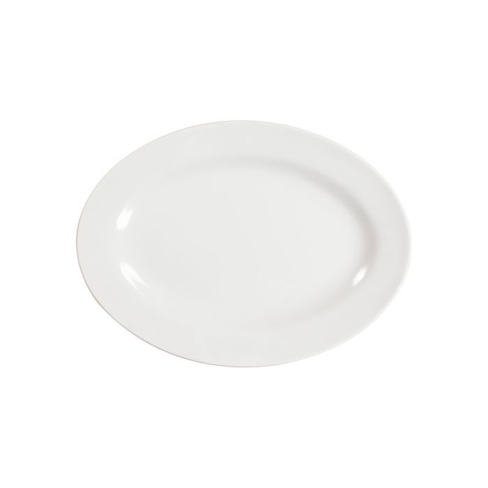 Thunder Group 2109TW, 7 OZ, 9" X 6 3/4" DEEP PLATTER, IMPERIAL, Melamine, NSF, Case Pack of 12