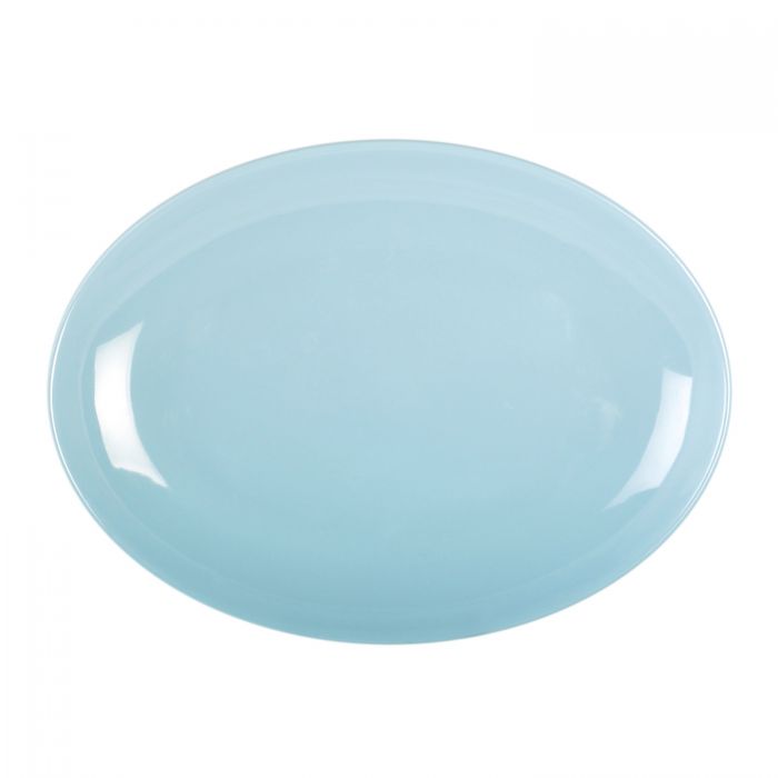 Thunder Group 2913, 13" X 9 1/2" PLATTER, BLUE JADE, Melamine, NSF, Case Pack of 12