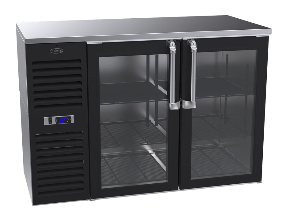 Krowne Metal, NS52L-GSS-LR, Refrigeration- Self-Contained Narrow Door Back Bar