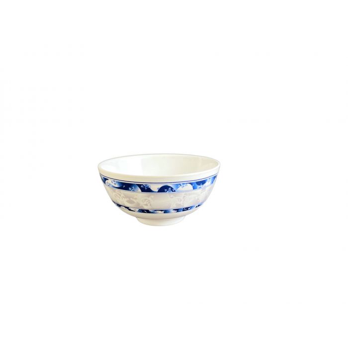 Thunder Group 3008DL, 6 OZ, 3 3/4" RICE BOWL, BLUE DRAGON, Melamine, NSF, Case Pack of 12