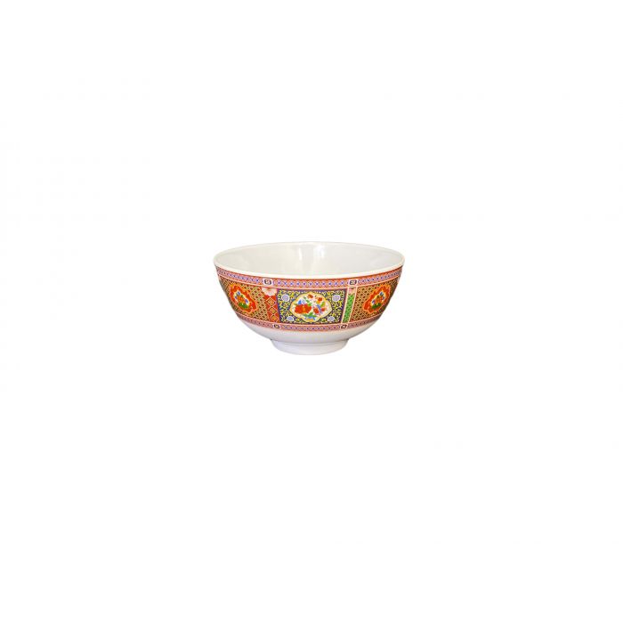 Thunder Group 3004TP, 12 OZ, 4 7/8" RICE BOWL, PEACOCK, Melamine, NSF, Case Pack of 12