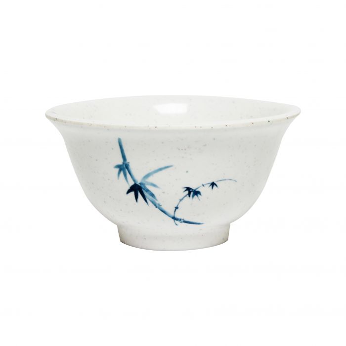 Thunder Group 3008BB, 6 OZ, 3 3/4" RICE BOWL, BLUE BAMBOO, Melamine, NSF, Case Pack of 12