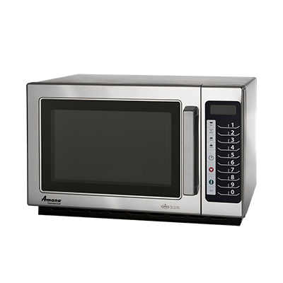 Amana RCS10TS, 1000 Watts, 1.2 cu.ft.  Stackable Microwave Oven with Push Button Controls