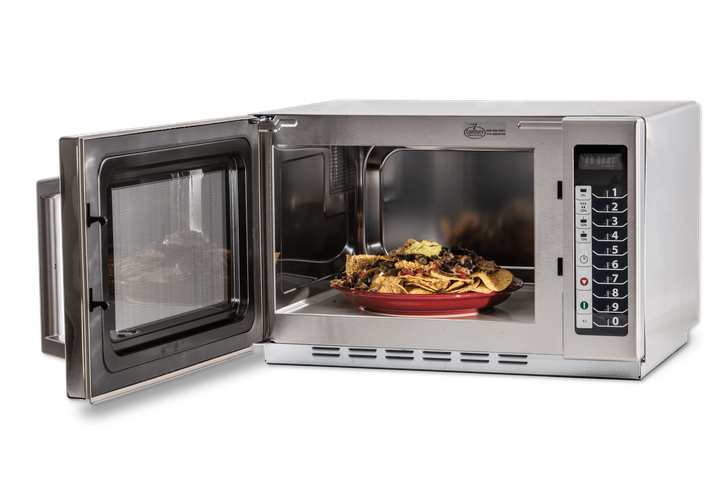 Amana RCS10TS, 1000 Watts, 1.2 cu.ft.  Stackable Microwave Oven with Push Button Controls