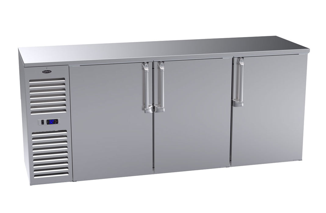 Krowne Metal, BS84L-SSS-LLR, Refrigeration- Self-Contained Back Bar Cooler