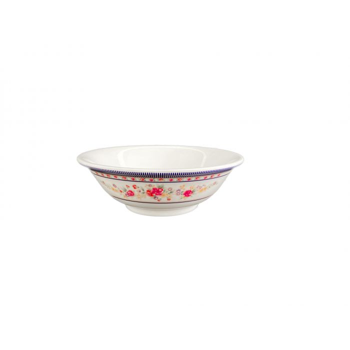 Thunder Group 5095AR, 96 OZ, 11" RIMLESS BOWL, ROSE, Melamine, NSF, Case Pack of 12