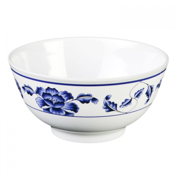 Thunder Group 5207TB, 39 OZ, 7" RICE BOWL, LOTUS, Melamine, NSF, Case Pack of 12