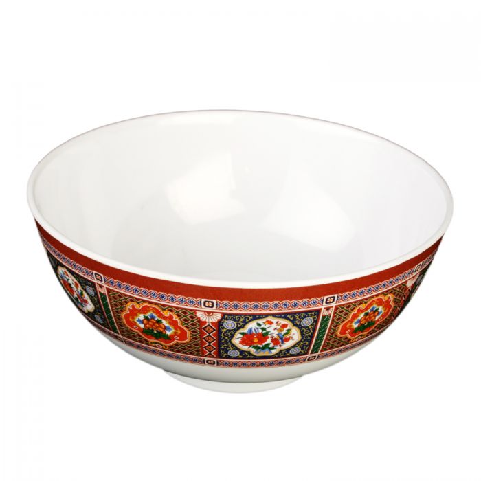 Thunder Group 5206TP, 25 OZ, 5 7/8" RICE BOWL, PEACOCK, Melamine, NSF, Case Pack of 12