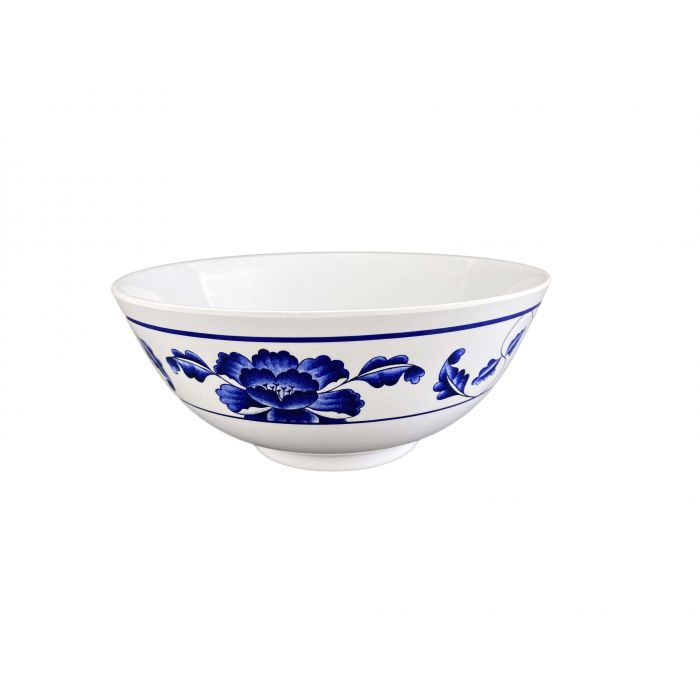 Thunder Group 5208TB, 56 OZ, 8" RICE BOWL, LOTUS, Melamine, NSF, Case Pack of 12