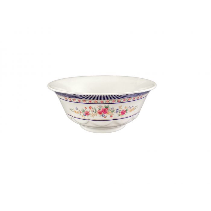 Thunder Group 5275AR, 34 OZ, 7 1/4" SCALLOPED BOWL, ROSE, Melamine, NSF, Case Pack of 12