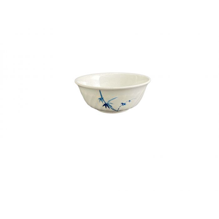 Thunder Group 5308BB, 48 OZ, 8" SWIRL BOWL, BLUE BAMBOO, Melamine, NSF, Case Pack of 12