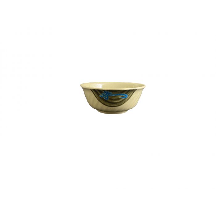 Thunder Group 5307J, 32 OZ, 6 7/8" SWIRL BOWL, WEI, Melamine, NSF, Case Pack of 12