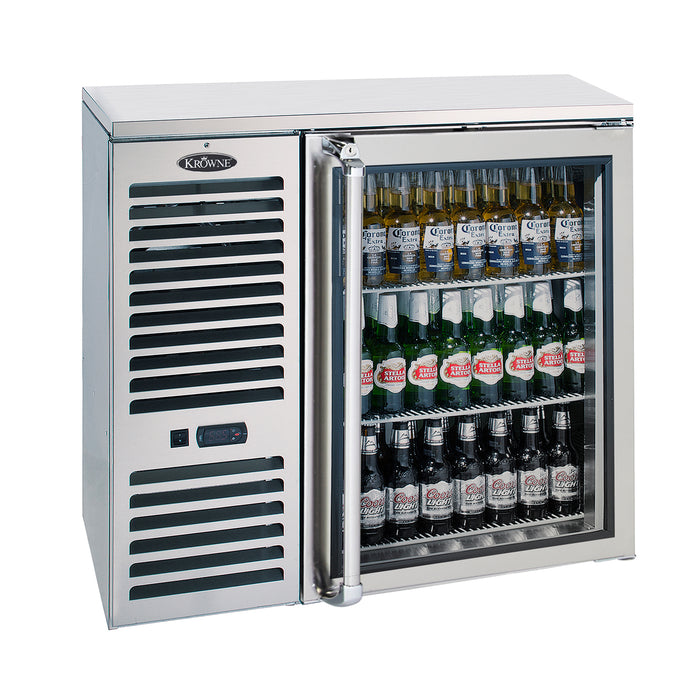 Krowne Metal, BS36L-BNS-R, Back Bar Refrigeration