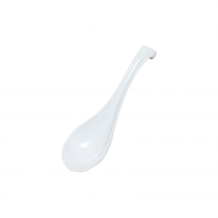 Thunder Group 7000W, 1 OZ, 6 3/8" SPOON, WHITE, Melamine, NSF, Case Pack of 12