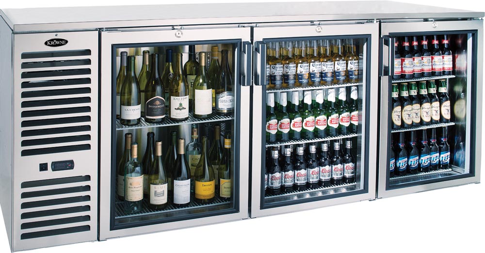 Krowne Metal, BS84R-KSS-RLR, Back Bar Refrigeration