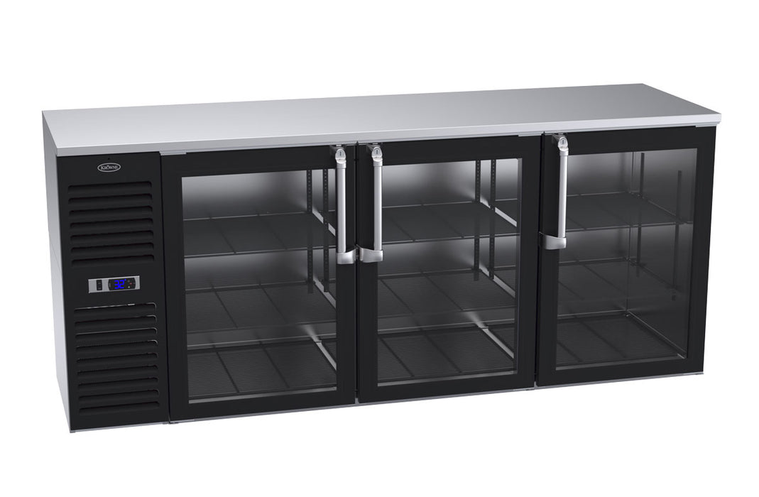 Krowne Metal, BS84L-GSS-LLR, Refrigeration- Self-Contained Back Bar Cooler