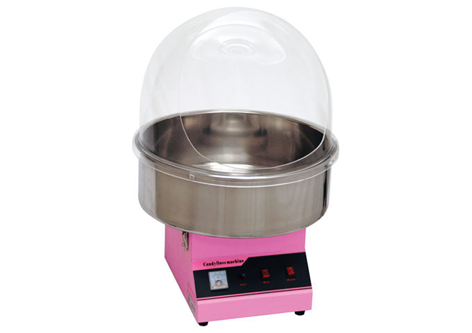 Winco 81011, Benchmark Zephyr - Cotton Candy Machine - with Dome / 900 watt, 120v