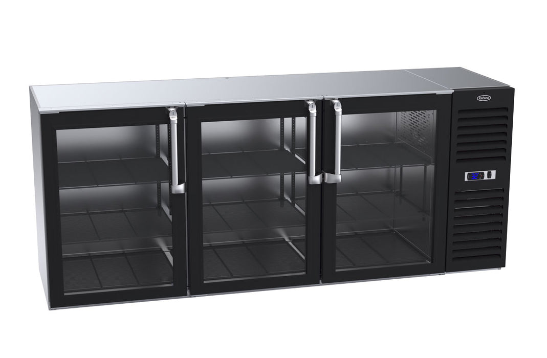 Krowne Metal, BS84R-GNS-LRL, Refrigeration- Self-Contained Back Bar Cooler