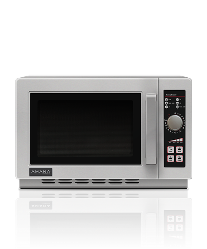 Amana RCS10DSE, 1000 Watts, 1.2 cu. ft. Microwave Oven with Dial Control