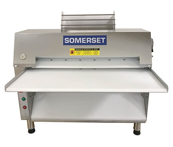 SOMERSET CDR-2500 DOUGH ROLLER, 25" Countertop Two Stage, 120V, 3/4 hp