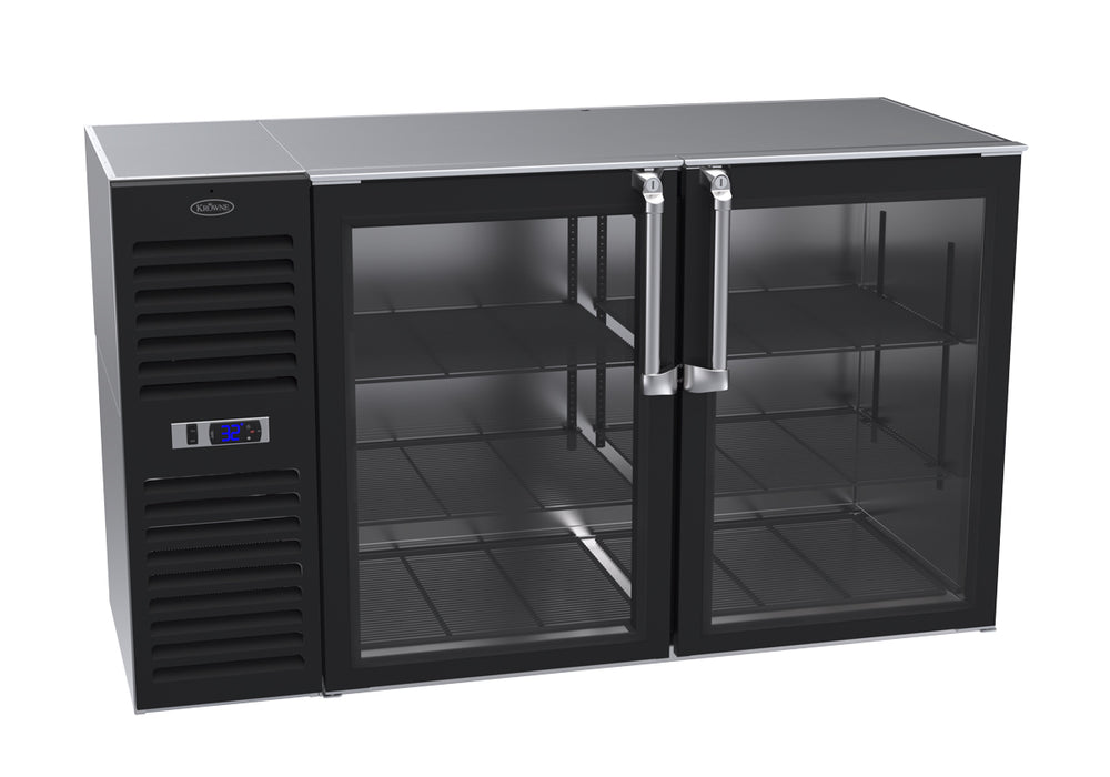 Krowne Metal, BS60L-GNS-RL, Refrigeration- Self-Contained Back Bar Cooler