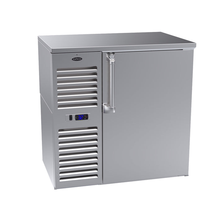 Krowne Metal, BS36L-SSS-L, Refrigeration- Self-Contained Back Bar Cooler