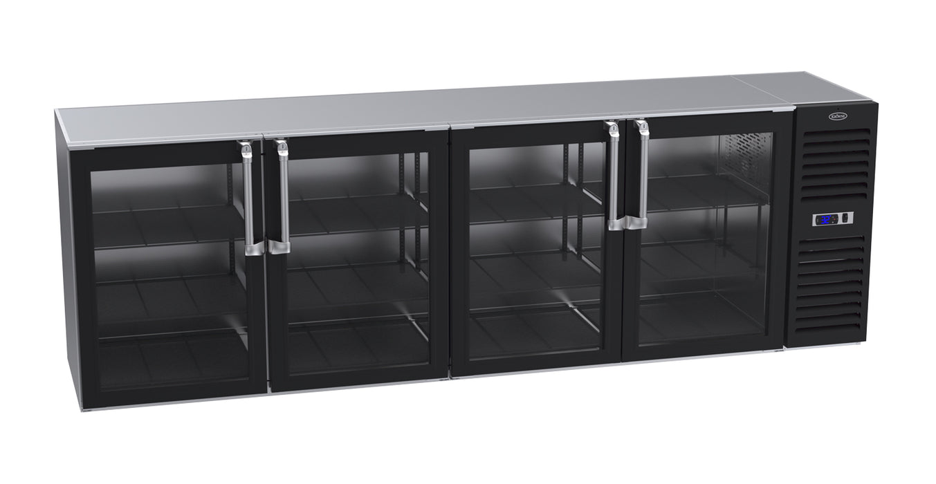 Krowne Metal, BS108R-GNS-LRLL, Refrigeration- Self-Contained Back Bar Cooler