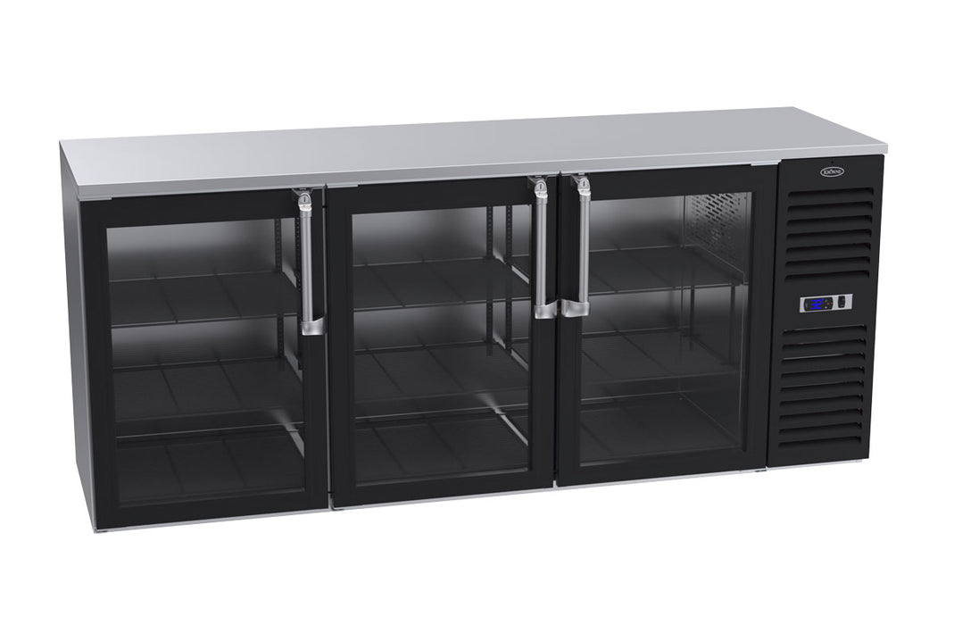 Krowne Metal, BS84R-GSS-LRR, Refrigeration- Self-Contained Back Bar Cooler