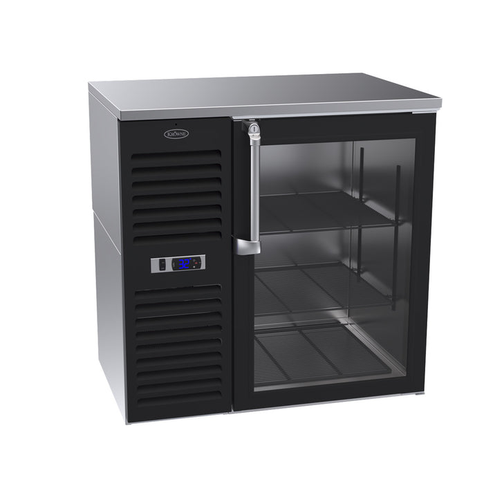 Krowne Metal, BS36L-GSS-R, Refrigeration- Self-Contained Back Bar Cooler