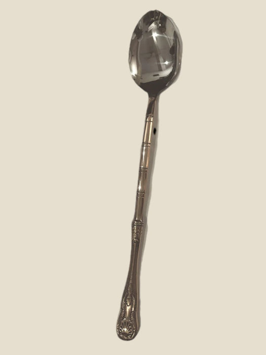 Copper/Stainless Steel Buffet Spoon Round Ladle- 13 Inches (33 cm)