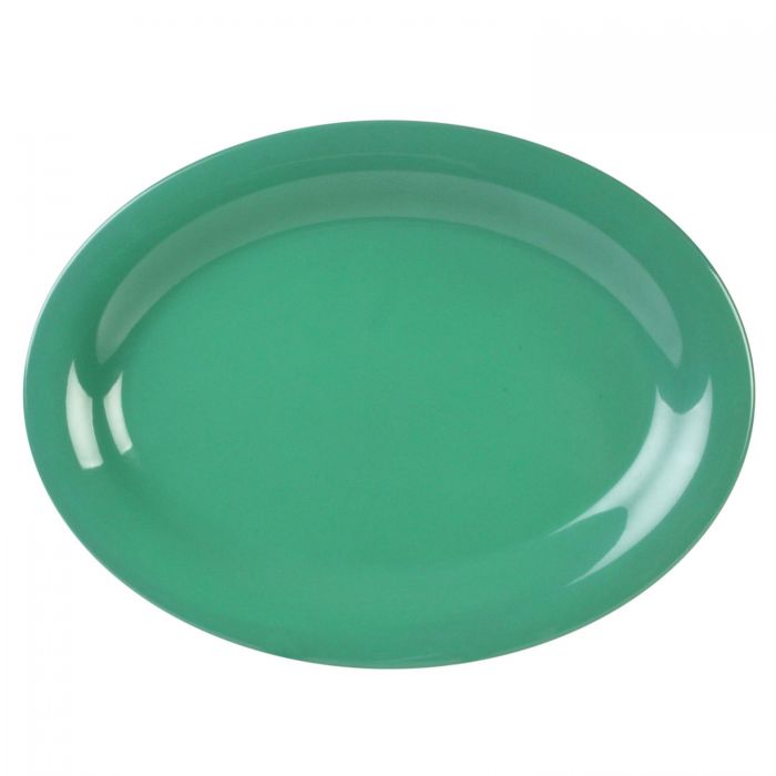 Thunder Group CR209GR, 9 1/2" X 7 1/4" PLATTER, GREEN, Melamine, NSF, Case Pack of 12