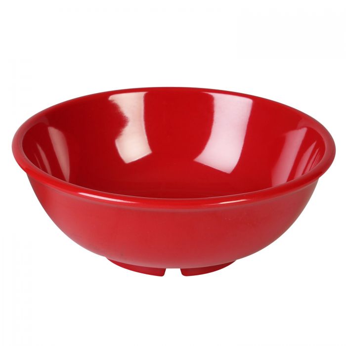 Thunder Group CR5807PR, 32 OZ, 7 1/2" SALAD BOWL, PURE RED, Melamine, NSF, Case Pack of 12