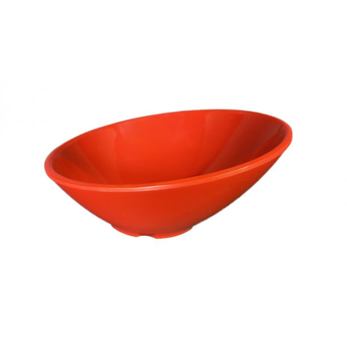 Thunder Group CR807PR, 35 OZ CASCADING BOWL, MELAMINE, PURE RED, Melamine, NSF, Case Pack of 12