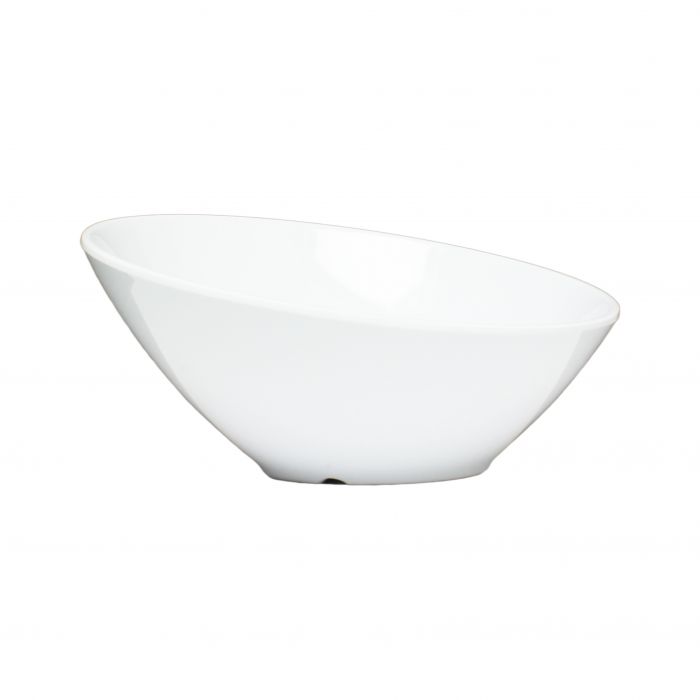 Thunder Group CR805W, 16 OZ CASCADING BOWL, MELAMINE, WHITE, Melamine, NSF, Case Pack of 12