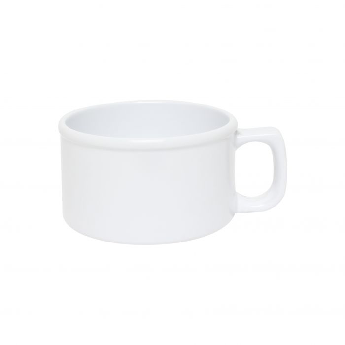 Thunder Group CR9016W, 10 OZ, 4" SOUP MUG, WHITE, Melamine, NSF, Case Pack of 12