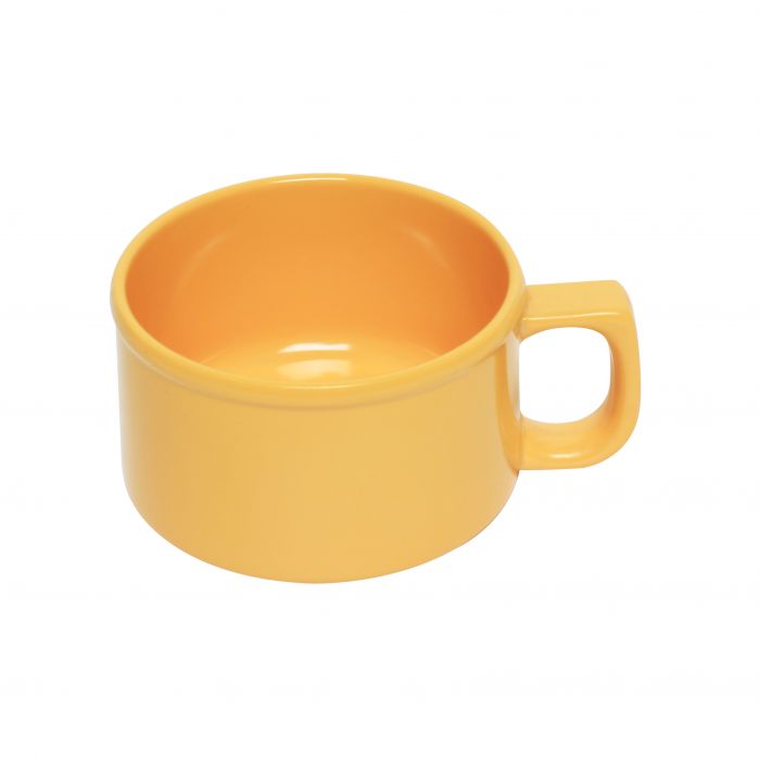 Thunder Group CR9016YW, 10 OZ, 4" SOUP MUG, YELLOW, Melamine, NSF, Case Pack of 12