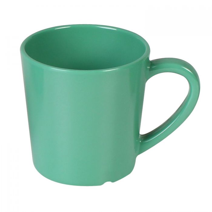 Thunder Group CR9018GR, 7 OZ, 3 1/8" MUG/CUP, GREEN, Melamine, NSF, Case Pack of 12