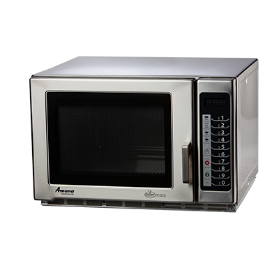 Amana Medium Duty RFS12TS, 1200 Watts, 1.2 cu.ft. Microwave Oven with Push Button Controls