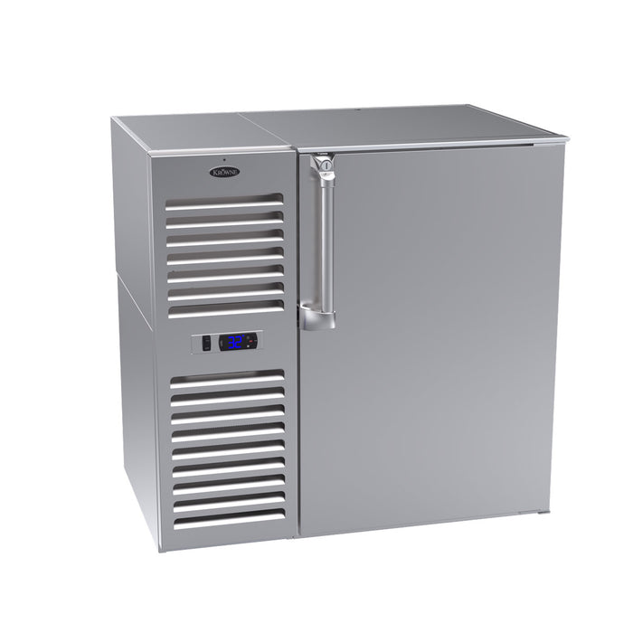 Krowne Metal, BS36L-SNS-R, Refrigeration- Self-Contained Back Bar Cooler