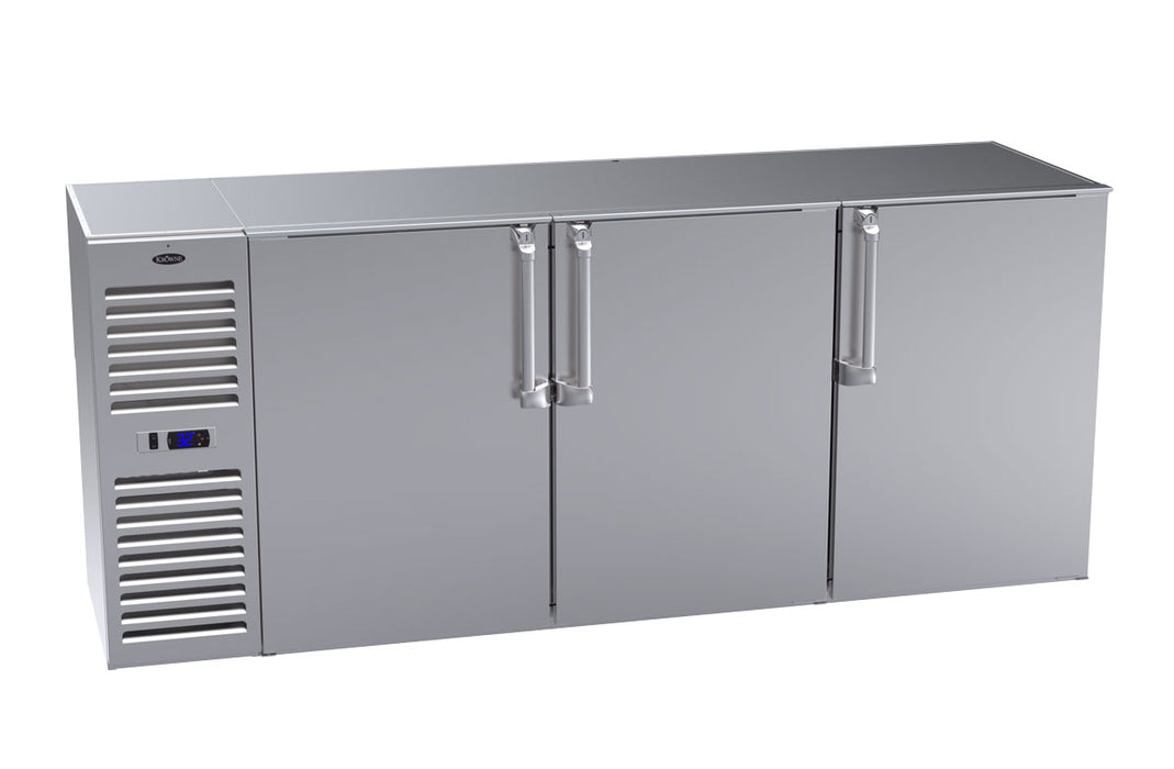 Krowne Metal, BS84L-SNS-RRR, Refrigeration- Self-Contained Back Bar Cooler