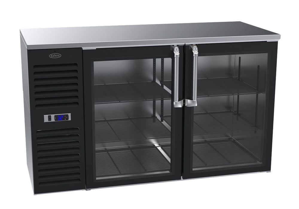 Krowne Metal, BS60L-GSS-RR, Refrigeration- Self-Contained Back Bar Cooler