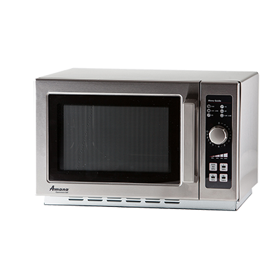 Amana RCS10DSE, 1000 Watts, 1.2 cu. ft. Microwave Oven with Dial Control