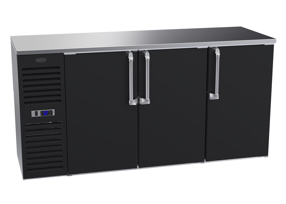 Krowne Metal, NS72L-BSS-LLR, Refrigeration- Self-Contained Narrow Door Back Bar