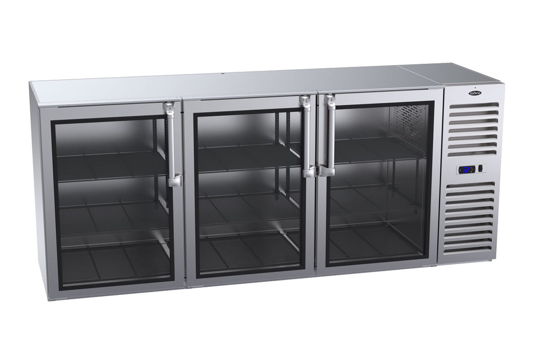 Krowne Metal, BS84R-KNS-LRL, Refrigeration- Self-Contained Back Bar Cooler