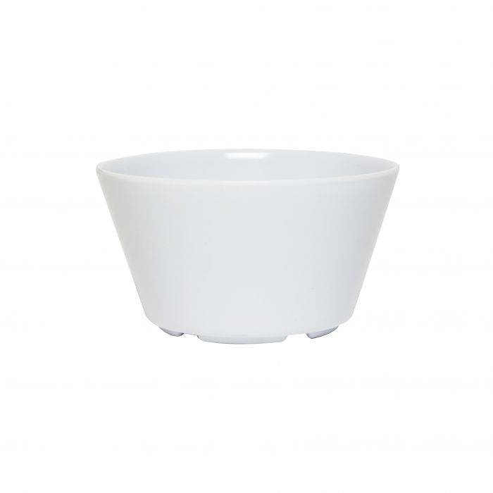 Thunder Group NS302W, 8 OZ, 3 7/8" BOUILLON CUP, NUSTONE WHITE, Melamine, NSF, Case Pack of 12